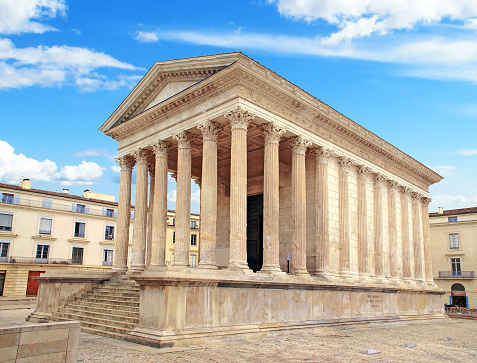 Roman temple built by Emperor Augustus at the beginning of the first century.