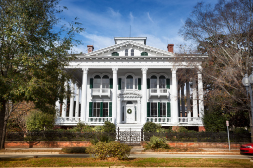 "The Bellamy Mansion, located in historic downtown Wilmington, North Carolina"