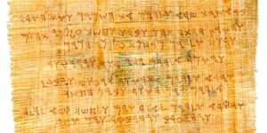The Ancient Phœnician manuscript. The most first Alphabet in The World