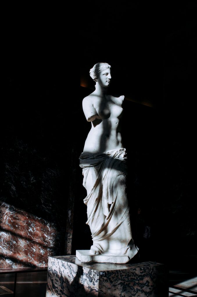 This is a statue of Aphrodite.