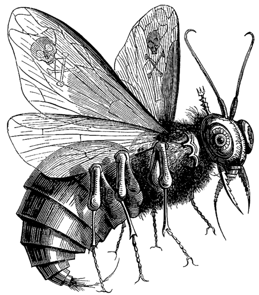 A picture of Beelzebub from the Dictionnaire Infernal.